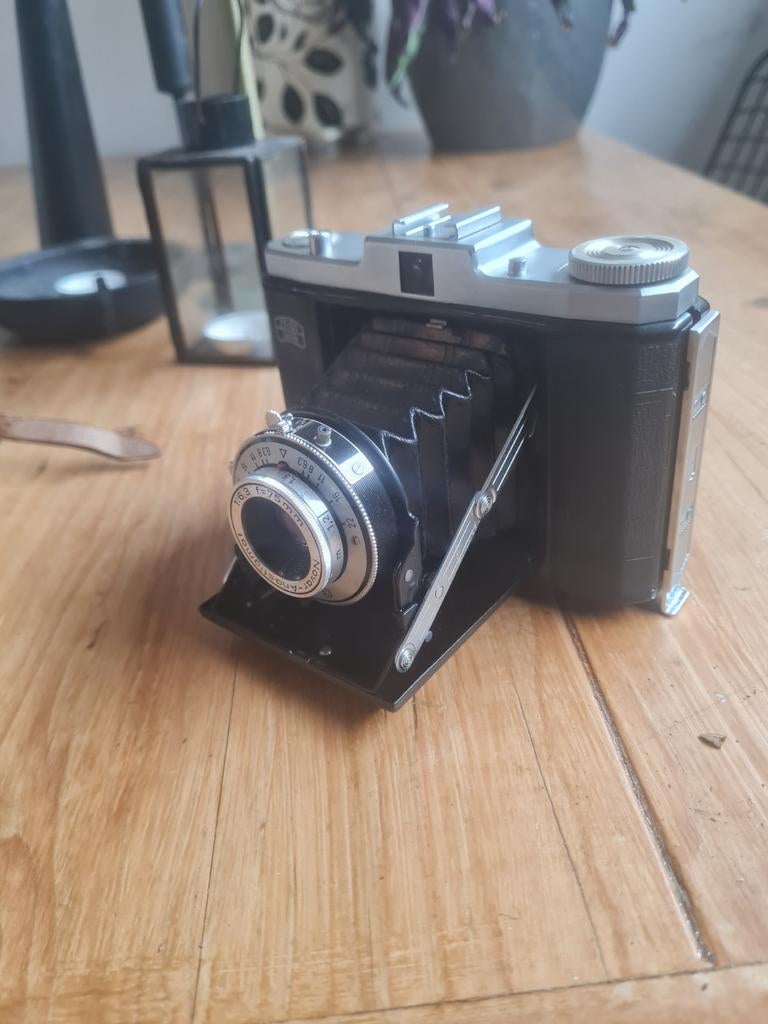 Vintage Zeiss Ikon Nettar Camera, Ophalen of Verzenden, Gebruikt, Compact