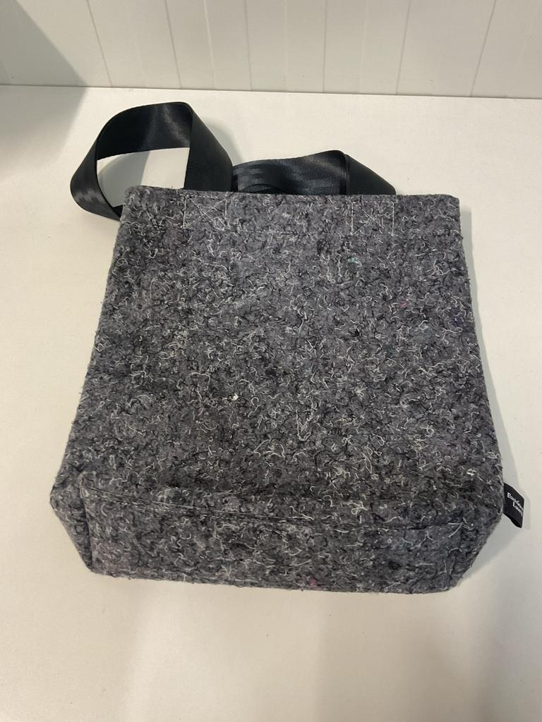 Nieuwe Vilten tas met ritssluiting boodschappentas opbergtas, Ophalen, Nieuw, Grijs, 30 cm of meer