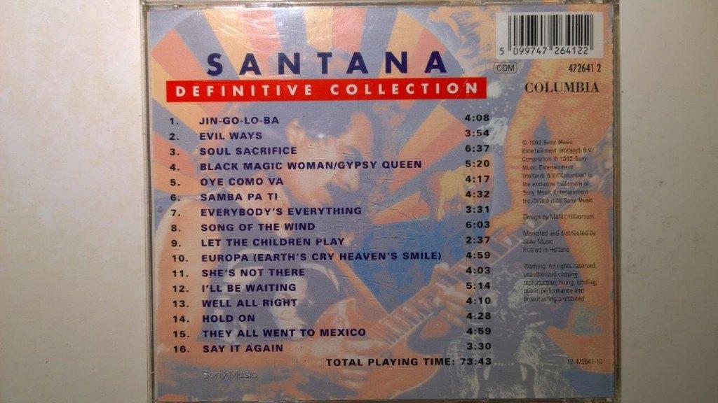 Santana - Definitive Collection, Ophalen of Verzenden, Zo goed als nieuw, Poprock