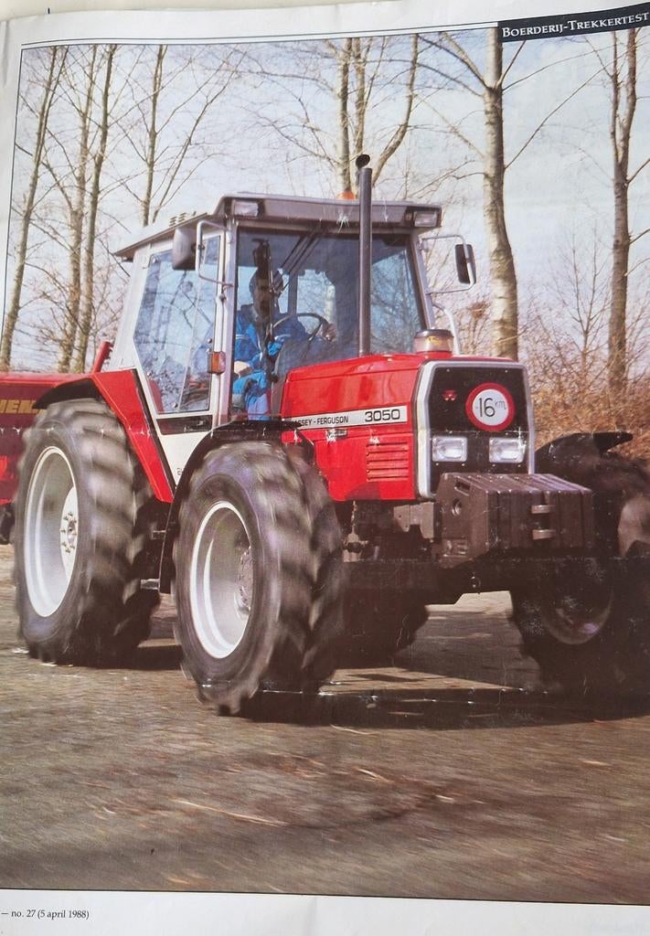Massey Ferguson 3050 Trekker Test - 1988, Ophalen of Verzenden, Overige merken, Onbekend, Gelezen
