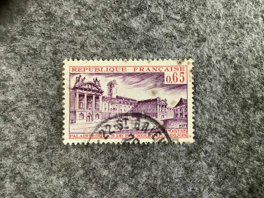 Frankrijk 1973 Dijon gestempeld, Ophalen of Verzenden, Gestempeld