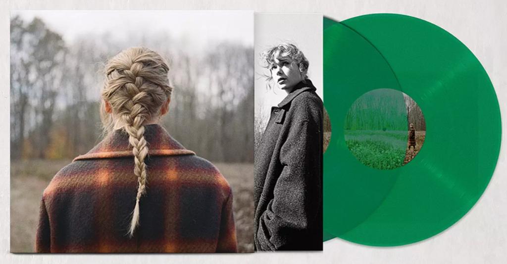 Vinyl 2LP Taylor Swift Evermore TRANSLUCENTGREEN Vinyl NIEUW, Ophalen of Verzenden, 2000 tot heden, Nieuw in verpakking, 12 inch