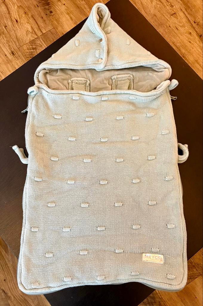 Meyco Baby Voetenzak Auto/Kinderwagen - ZGAN, Ophalen of Verzenden, Zo goed als nieuw, 70 tot 85 cm, Slaapzak