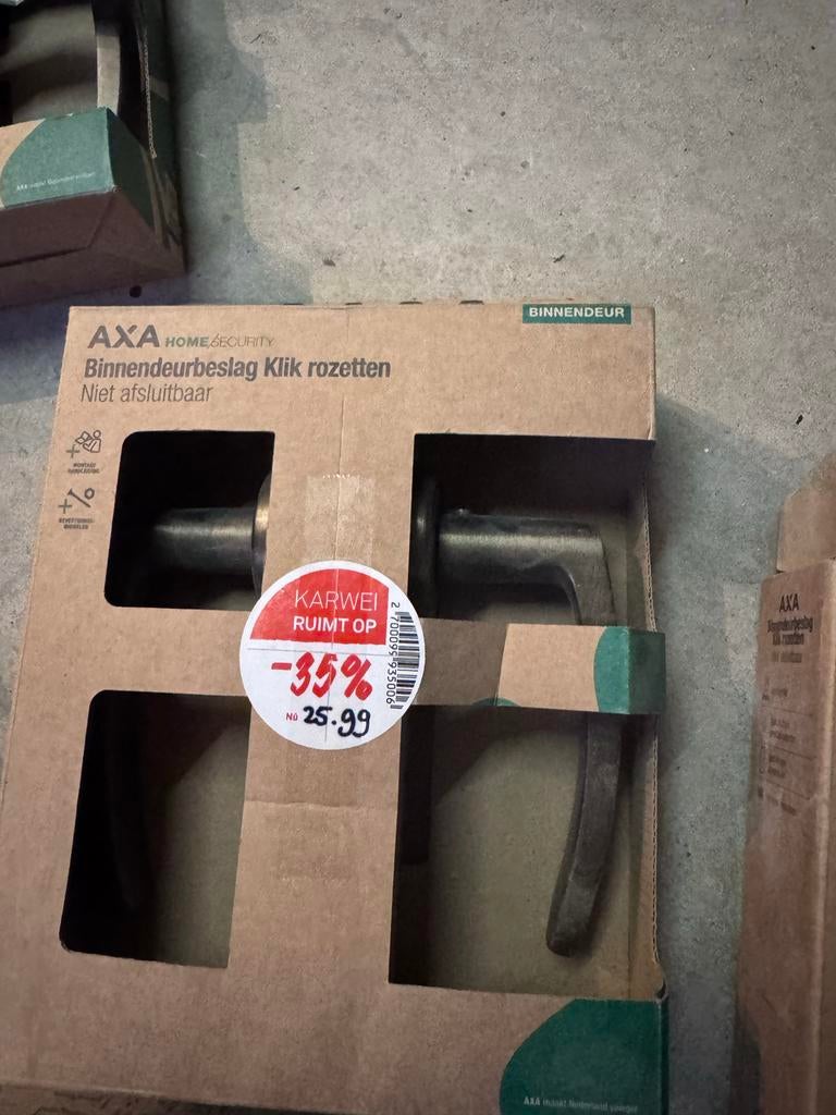 Karwei Deurklinken en Slot Set, Ophalen of Verzenden, Nieuw, IJzer, Slot