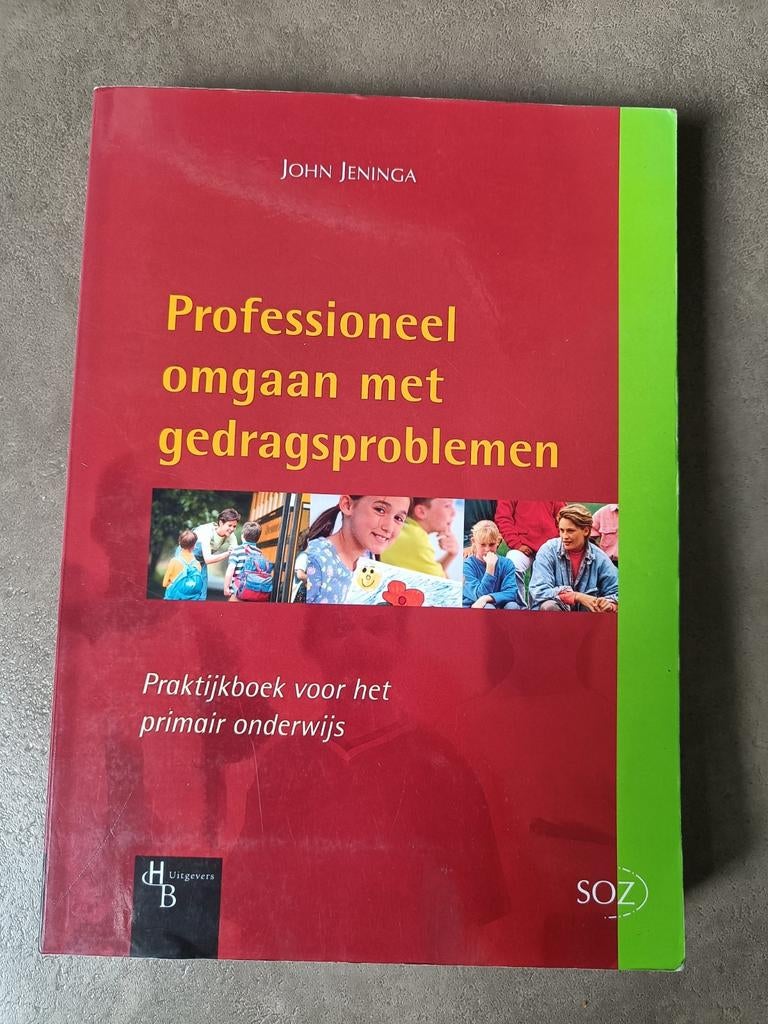J. Jeninga - Professioneel omgaan met gedragsproblemen, Boeken, J. Jeninga, Zo goed als nieuw, Alpha, HBO