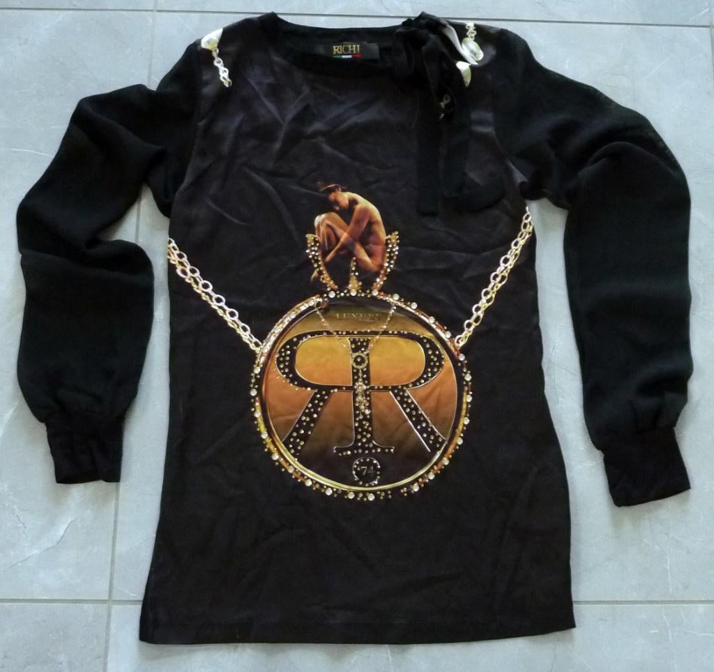 Rich! Blouse, Kleding | Dames, Blouses en Tunieken, Zo goed als nieuw, Maat 34 (XS) of kleiner, Overige kleuren, Ophalen of Verzenden