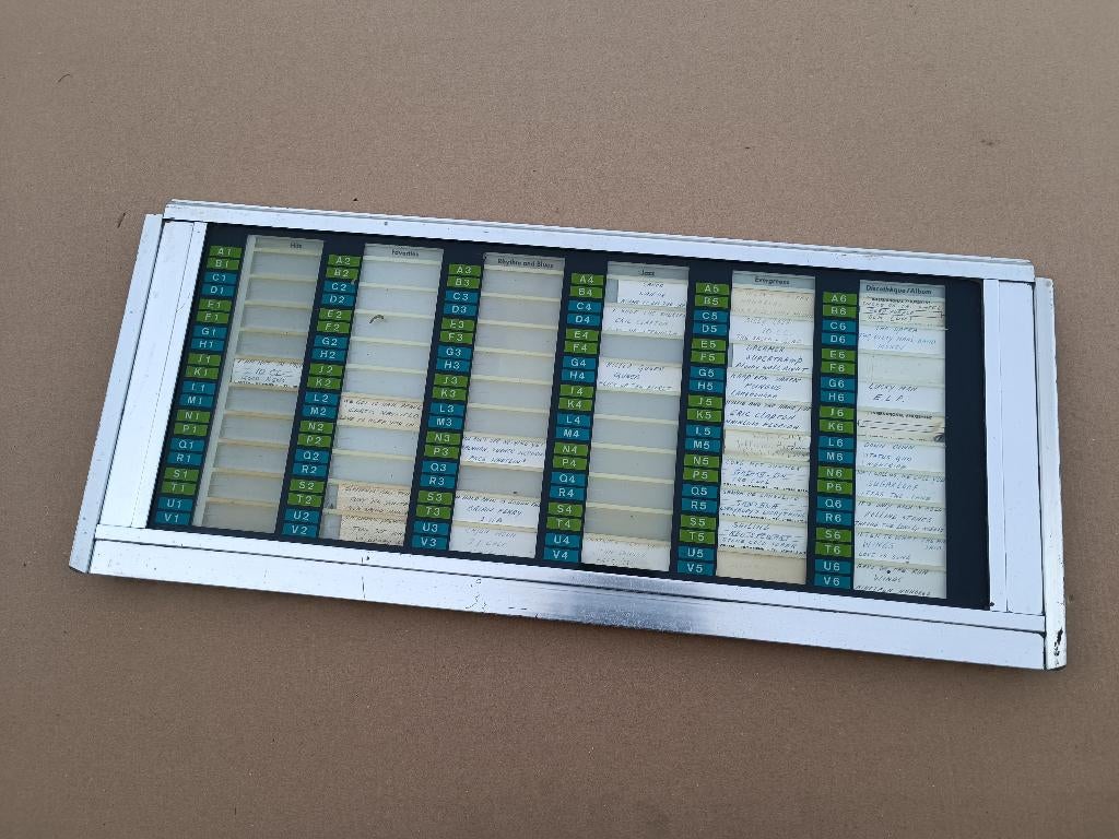 Boven Klep/ Ruit NSM Prestige 120 (1971) jukebox, Verzamelen, Ophalen, Gebruikt, 1950 tot 1960, Seeburg