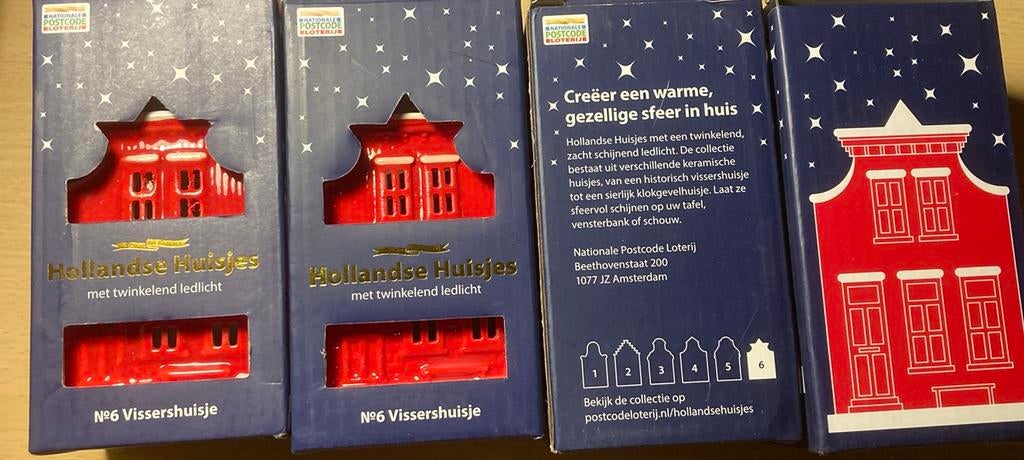 Hollands Huisjes postcodeloterij nr 6 Vissershuisje, diverse, Diversen, Kerst, Ophalen of Verzenden, Zo goed als nieuw