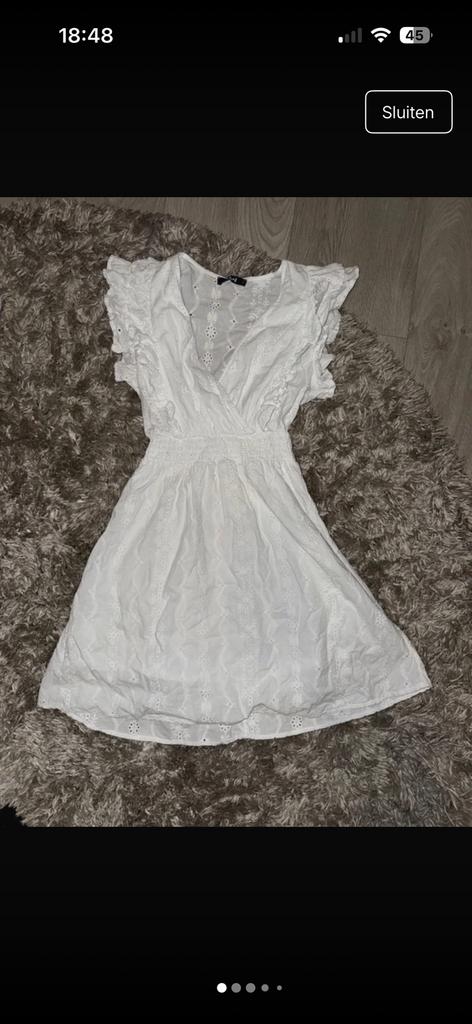 Jurk most wanted, Maat 38/40 (M), Wit, Nieuw, Ophalen of Verzenden