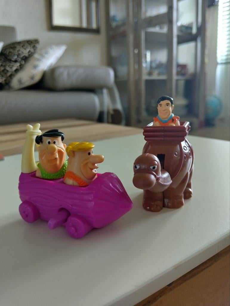 The Flintstones Poppetjes - Fred, Barney & Dino, Ophalen of Verzenden, Gebruikt