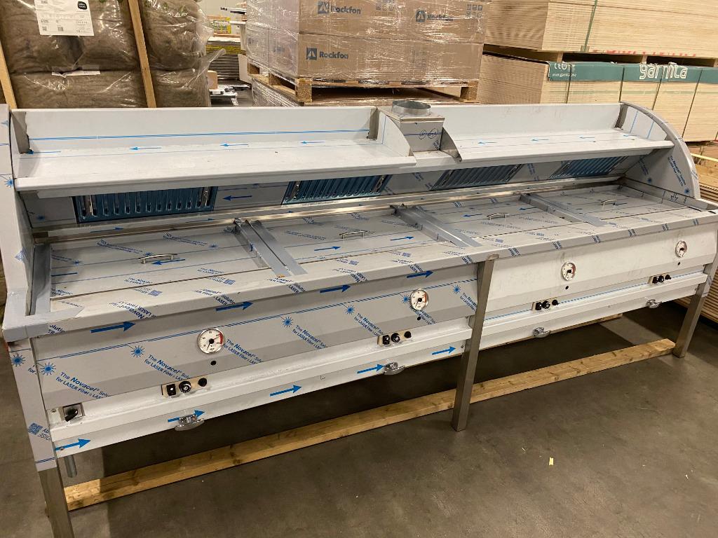 NIEUWE visbak oven oliebollenbak / 4 pans frituur visbakoven, 4 liter of meer, Nieuw, Ophalen of Verzenden, BBT | Food Equipment