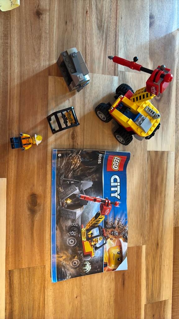 Lego city kraan 60185 mijnbouw splitter, Ophalen of Verzenden, Zo goed als nieuw