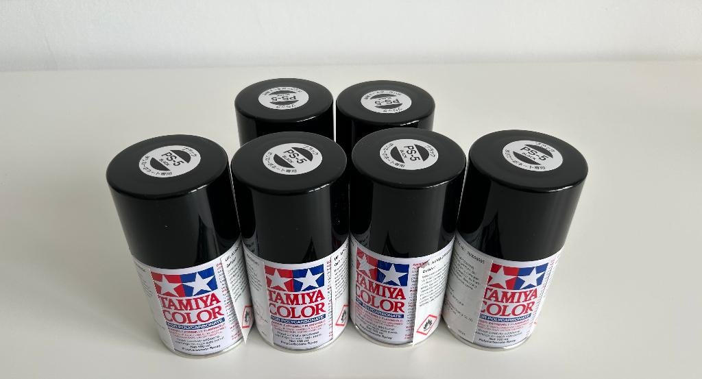 Tamiya PS-5 black spray rc modelbouw, Hobby en Vrije tijd, Modelbouw | Radiografisch | Auto's, Ophalen of Verzenden, Nieuw, Overige schalen