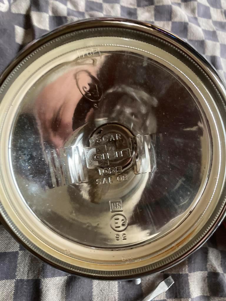 Oldtimer 2 Cibie verstralers type Oscar diameter 18 cm, Auto-onderdelen, Verlichting, Ophalen of Verzenden, Gebruikt