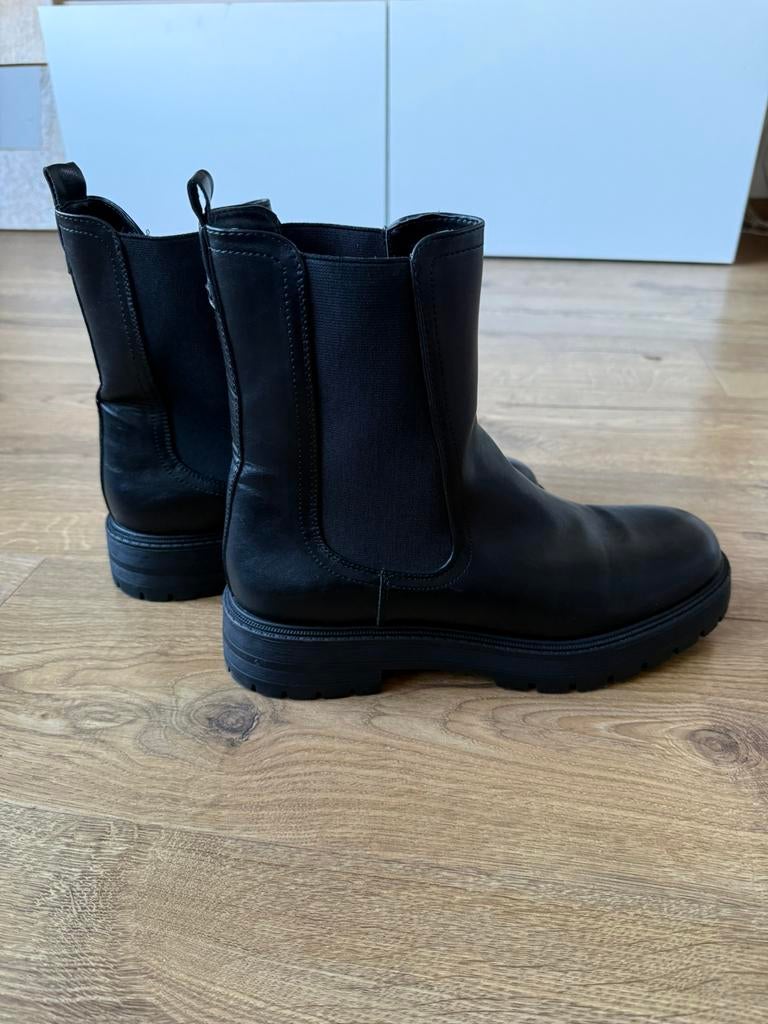 Zwarte laarsjes, Kleding | Dames, Hoge laarzen, Zwart, Ophalen of Verzenden, Zo goed als nieuw