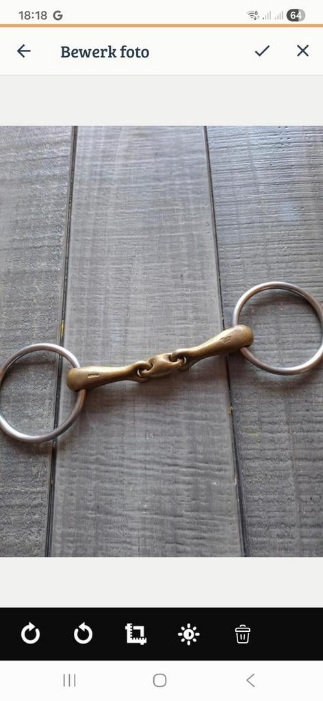 Sprenger ultra Aurigan 14 mm dubbelgebroken trensje, Ophalen, Dressuur