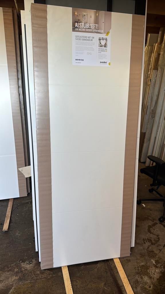 Verschillende opdekdeuren 83x211.5 cm freesslijnen, Doe-het-zelf en Verbouw, Deuren en Horren, Ophalen, 80 tot 100 cm, Binnendeur