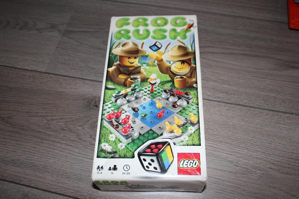 ZGAN Lego frog rush 3854 bordspel - compleet dobbelspel, Een of twee spelers, Ophalen of Verzenden, Zo goed als nieuw