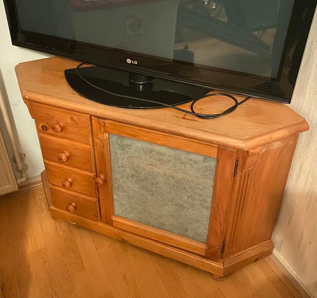 Hoekkast, Huis en Inrichting, Kasten | Vitrinekasten, Ophalen, Gebruikt, 50 tot 100 cm, Minder dan 100 cm