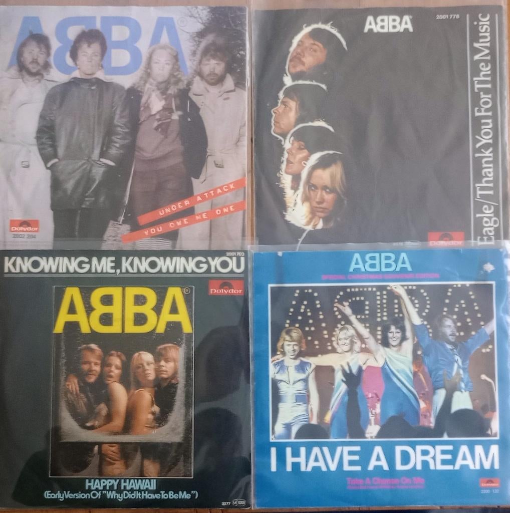 abba 10 singles, Cd's en Dvd's, Vinyl Singles, Gebruikt, Single, Pop, 7 inch, Ophalen of Verzenden