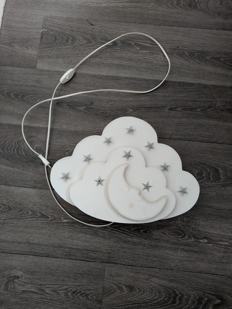 Wolkjes wandlamp, Ophalen