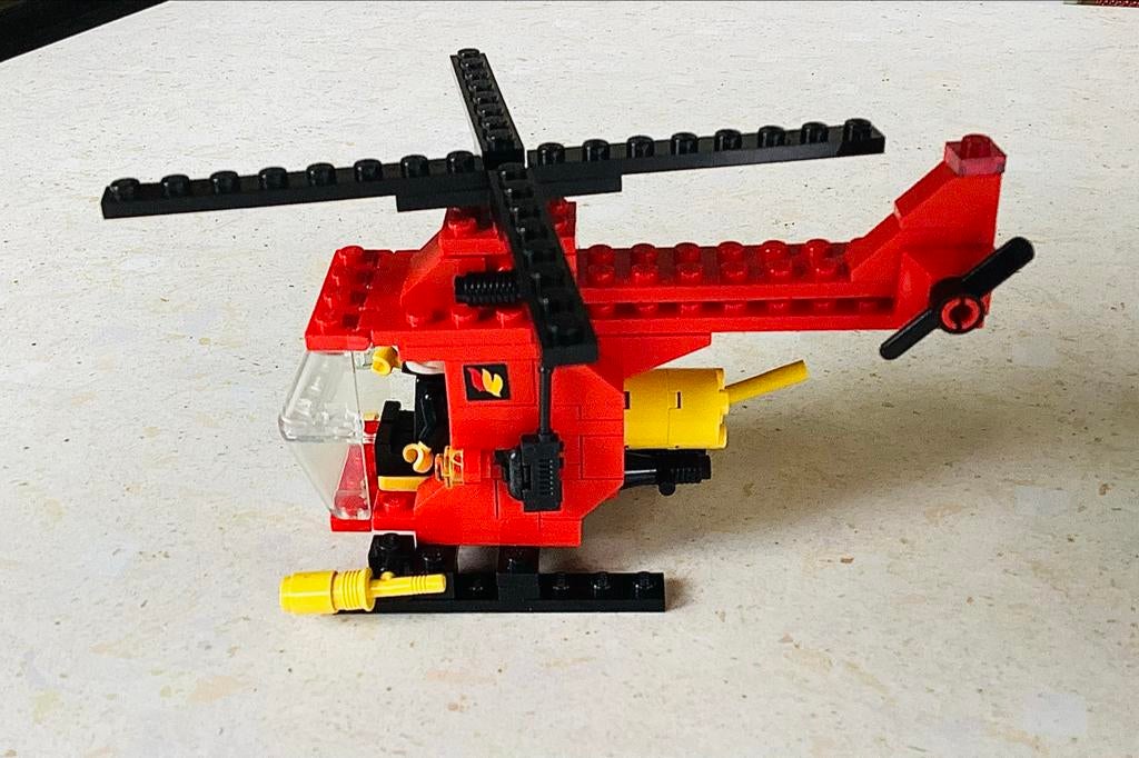 LEGO 6685 Brandweer Helicopter Vintage 1982, Ophalen of Verzenden, Gebruikt, Complete set, Lego