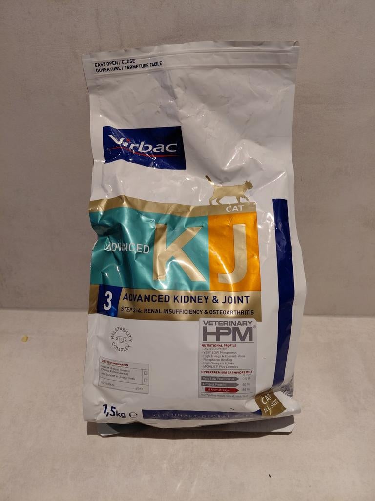 Virbac Advanced Kidney & Joint Kattenvoer - 1,25kg, Dieren en Toebehoren, Dierenvoeding, Kat, Ophalen of Verzenden