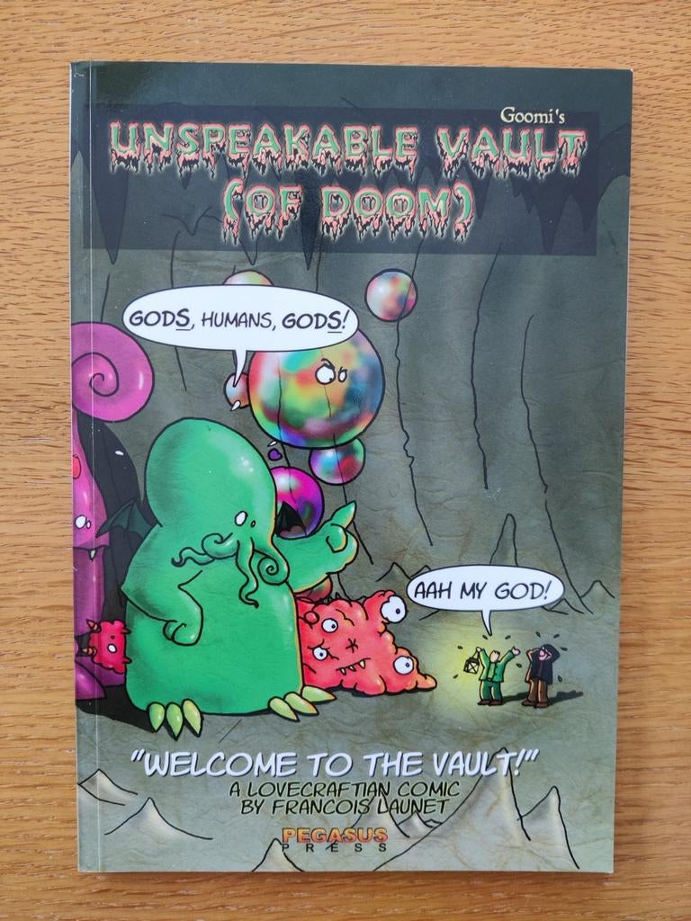 The Unspeakable Vault of Doom - Goomi - Zo goed als nieuw, Eén stripboek, Ophalen of Verzenden, Zo goed als nieuw, Gloomi