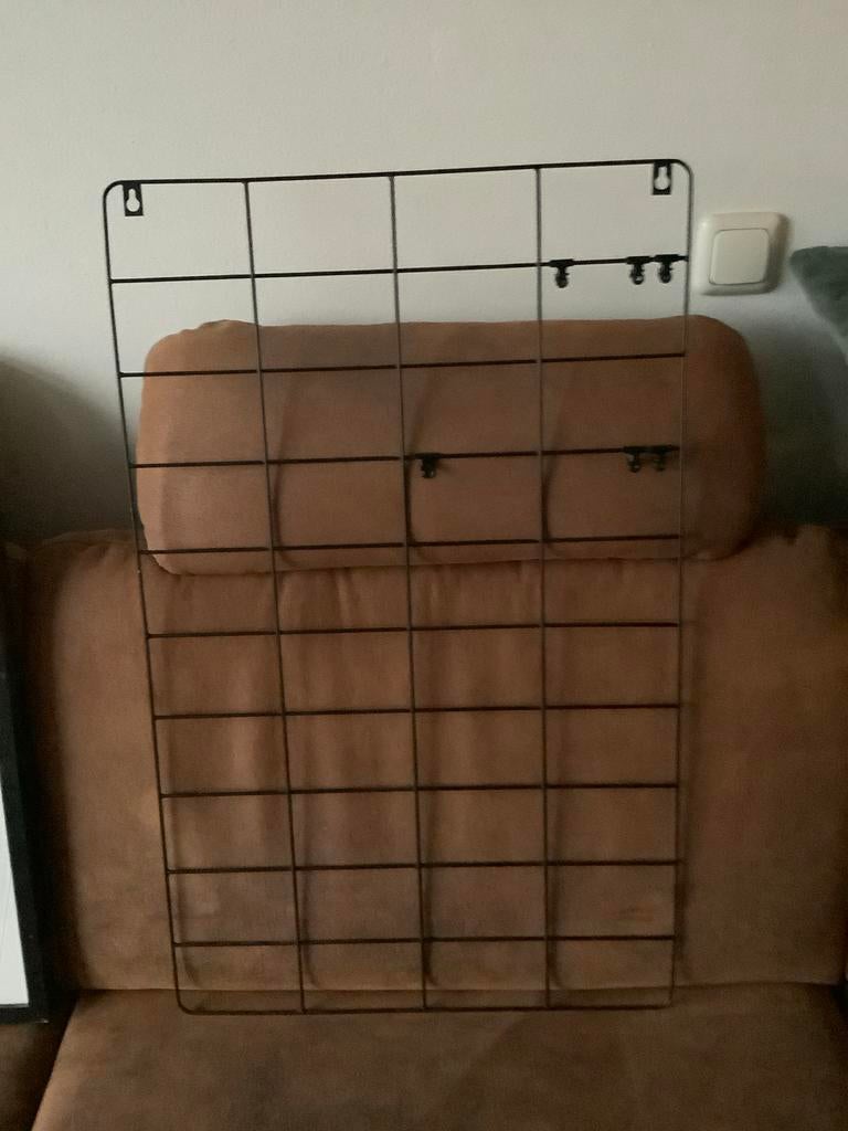 Metalen wand organizer met knijpertjes - 50x80 cm, Huis en Inrichting, Woonaccessoires | Krantenbakken en Lectuurbakken, Ophalen