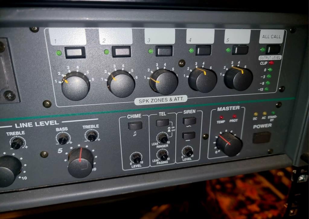 R-C-S Varioline ELA-120 C Versterker, Ophalen of Verzenden, Gebruikt, 100 watt of meer