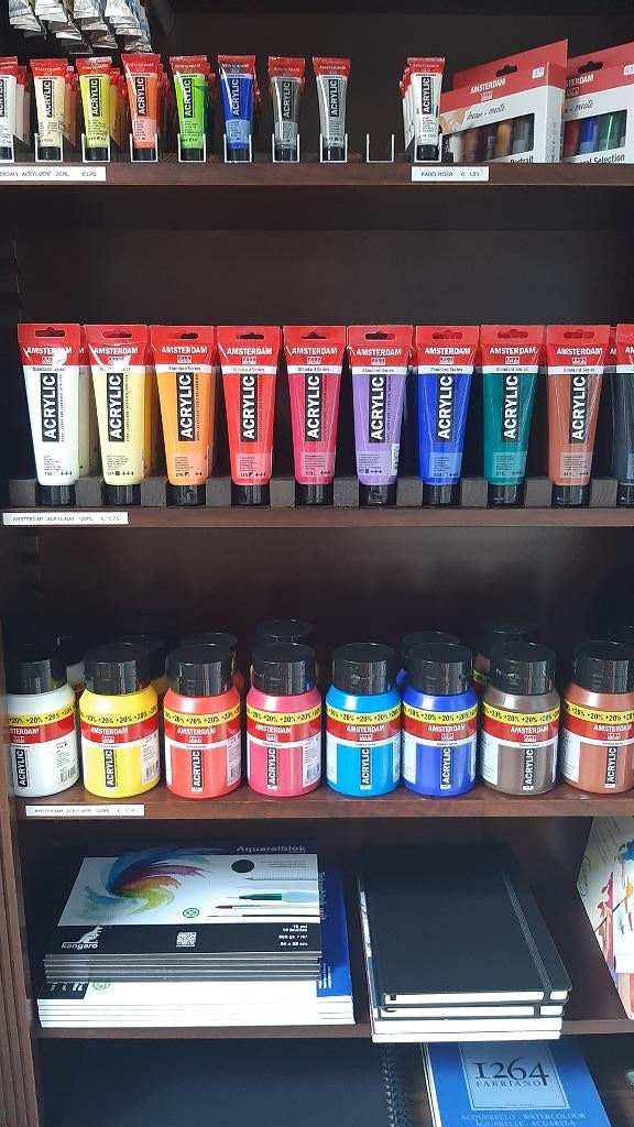 Amsterdam Acrylverf 120ml tubes in ruim 70 kleuren, Hobby en Vrije tijd, Royal Talens, NL, Nieuw, Ophalen of Verzenden