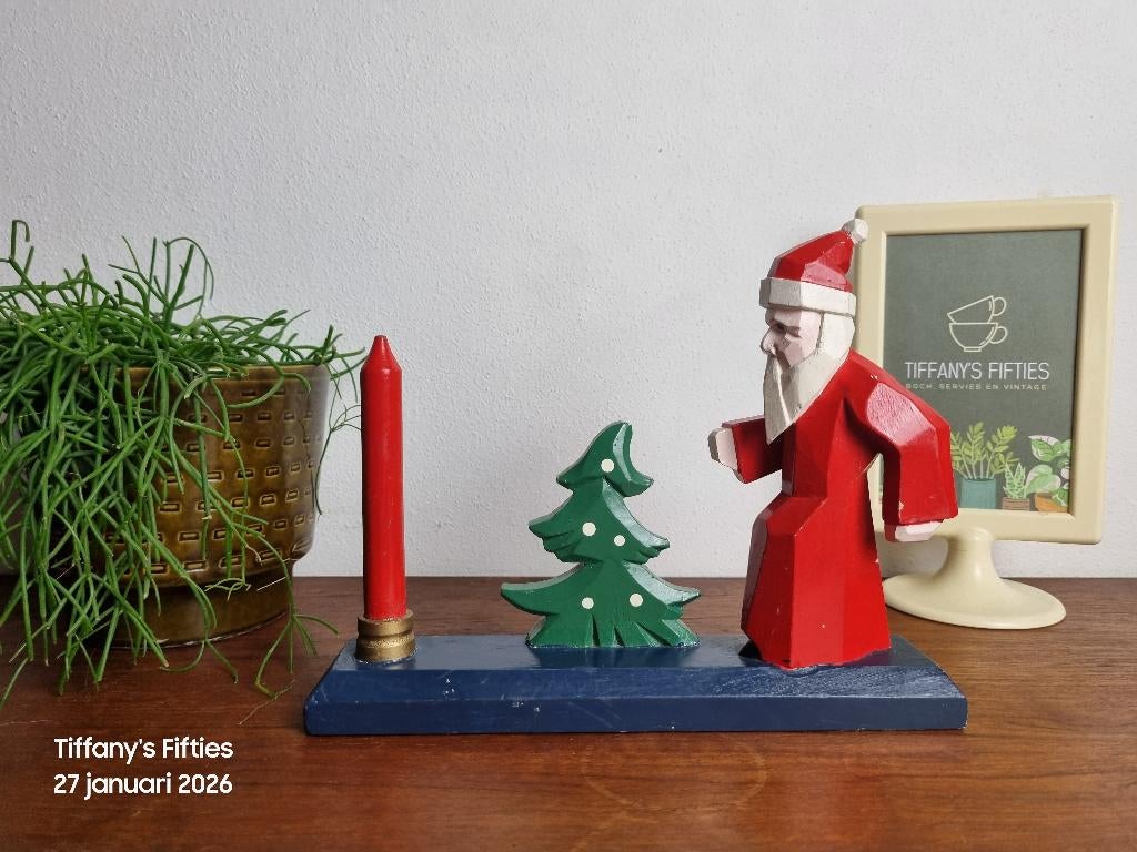 Houten kerststuk, Ophalen of Verzenden, Huis en Inrichting