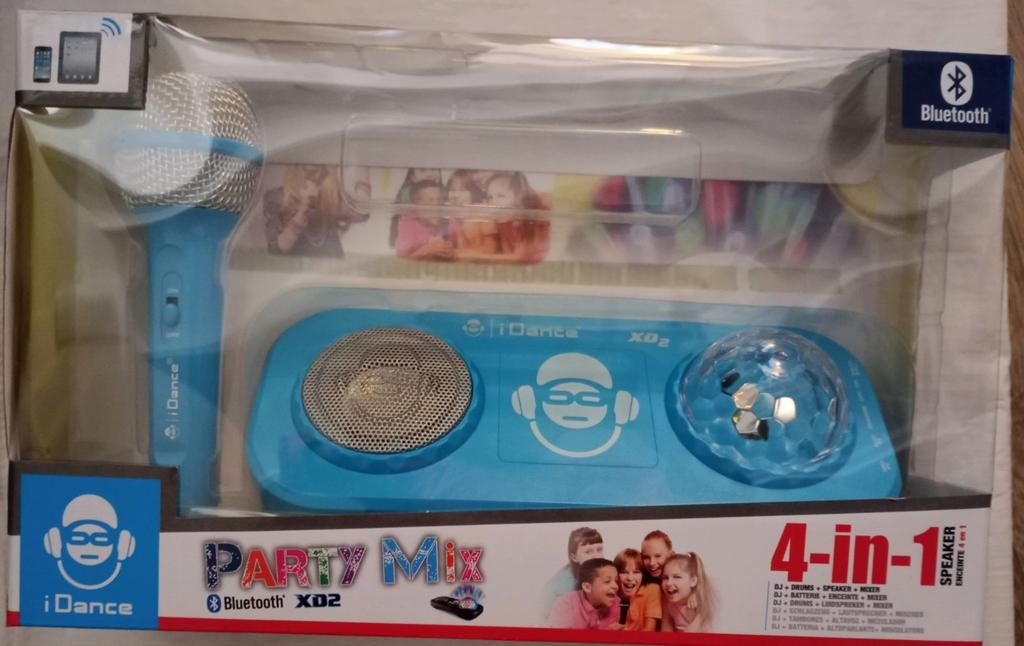 Karaoke Set iDance Party Mix Nieuw!, Ophalen of Verzenden, Nieuw, Complete set