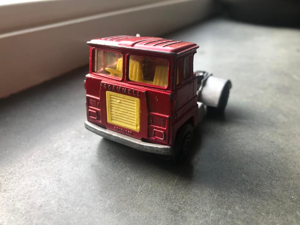 Matchbox SCAMMELL TRACTOR (CRUSADER) Made in England 1973, Ophalen of Verzenden, Gebruikt, Bus of Vrachtwagen
