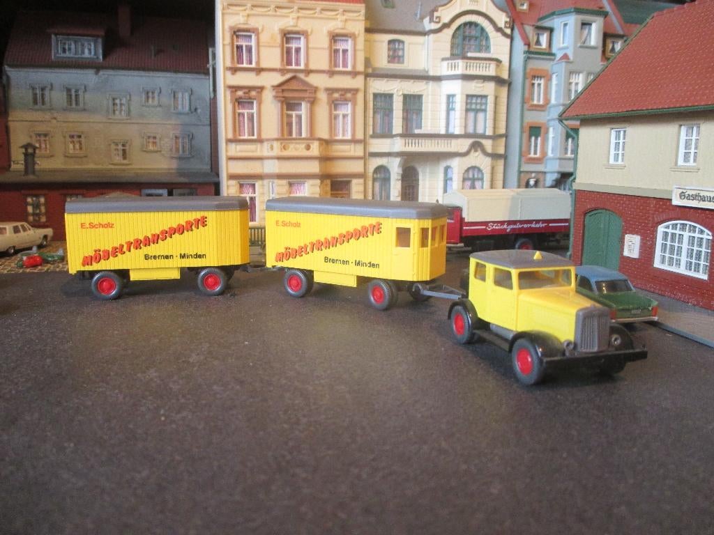 Hanomag ST100 - Wiking Meubeltransport E Scholz Bremen, Ophalen of Verzenden, Zo goed als nieuw, Bus of Vrachtwagen, Wiking