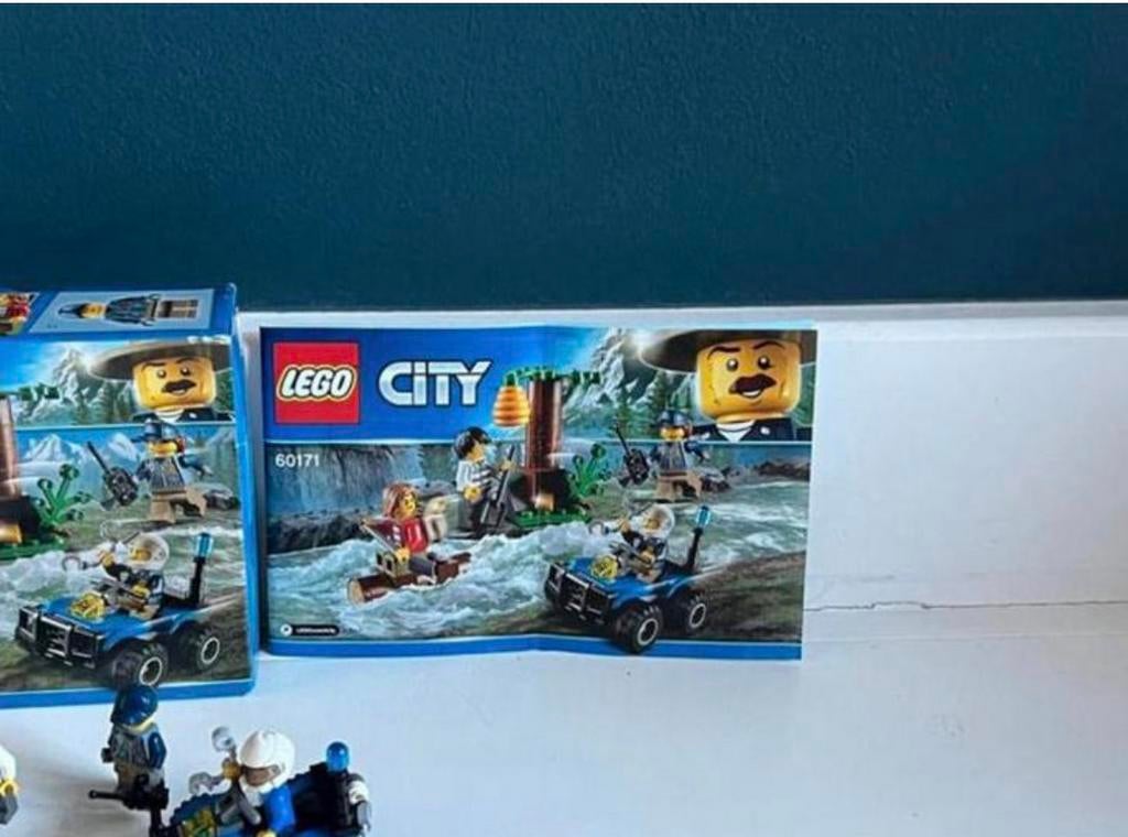LEGO City Bergpolitie- 60171, Ophalen of Verzenden, Zo goed als nieuw, Complete set, Lego