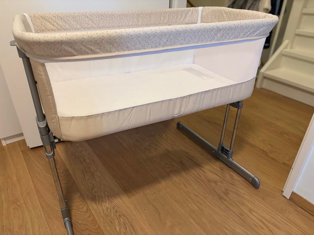 Bebeconfort Calidoo | Safety 1st Co-sleeper Baby beige, Kinderen en Baby's, Babywiegjes en Ledikanten, Ophalen, Zo goed als nieuw