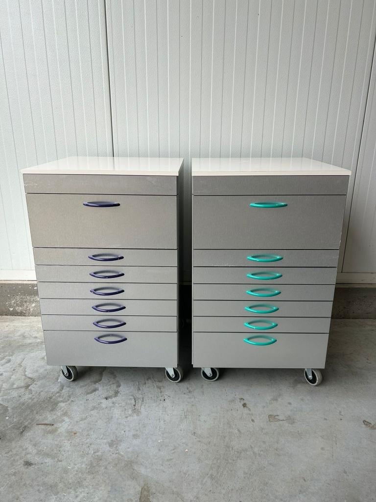 Mr Dental l Verrijdbare kasten l Tandarts, Ophalen of Verzenden, Gebruikt