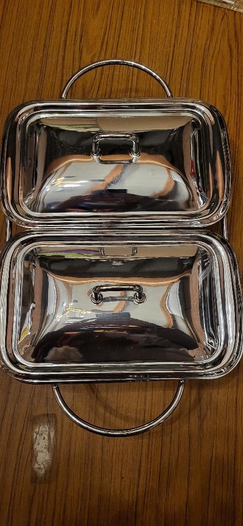 Warmhoudschaal 2 delen, Ophalen of Verzenden, Zo goed als nieuw