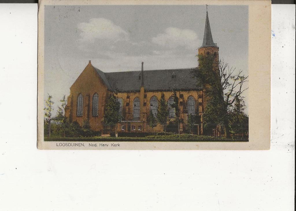 Loosduinen Ned Herv Kerk 18-1-1932, Ophalen of Verzenden, 1920 tot 1940, Gelopen, Zuid-Holland