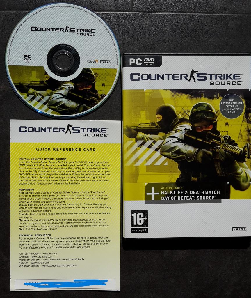 PC Game - Counterstrike Source - FPS Tactical Shooter, Spelcomputers en Games, Games | Pc, Shooter, 1 speler, Ophalen of Verzenden
