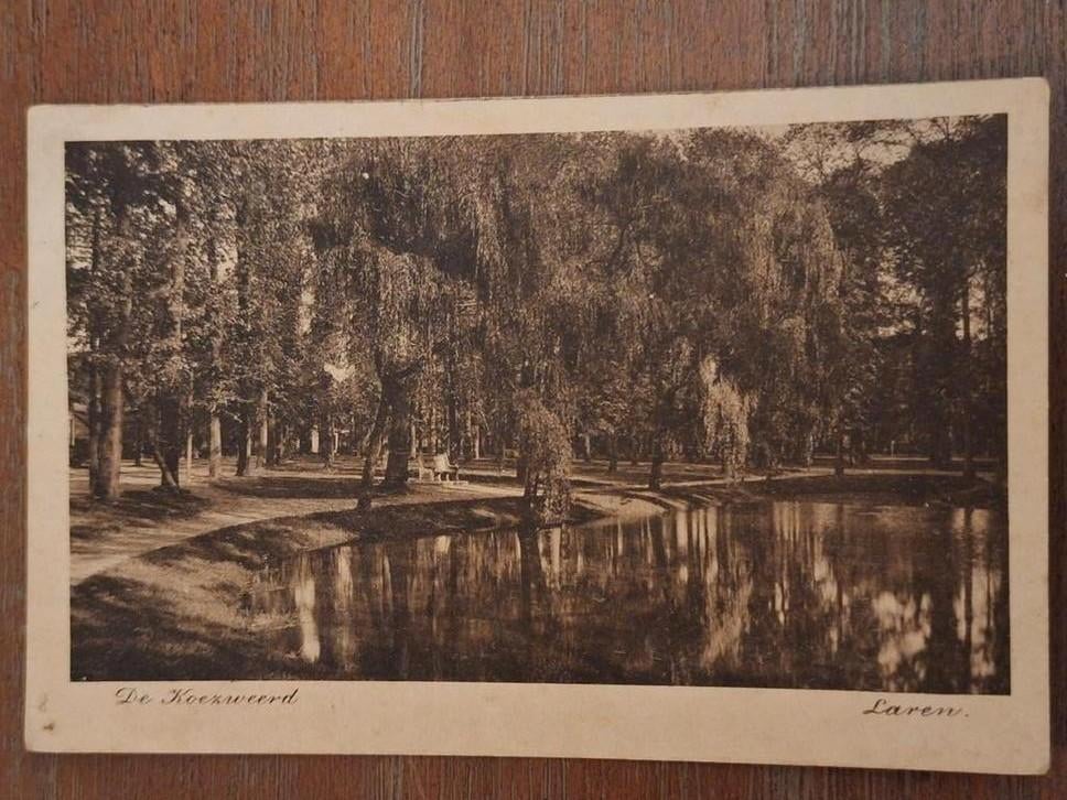 Laren - De Koezweerd, Ophalen of Verzenden, 1920 tot 1940, Gelopen, Noord-Holland