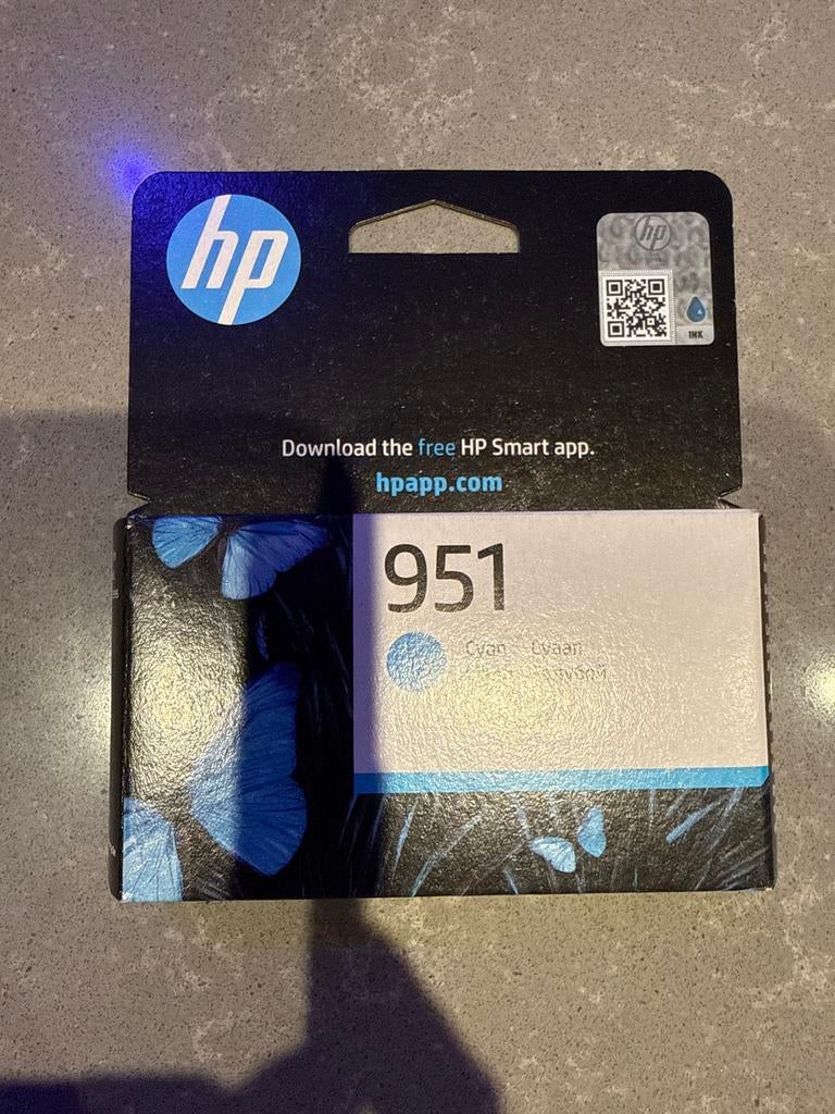 NIEUW HP 951 Cyaan Cartridge  + HP 950 XL zwart  samen voor, Computers en Software, Printerbenodigdheden, Ophalen of Verzenden