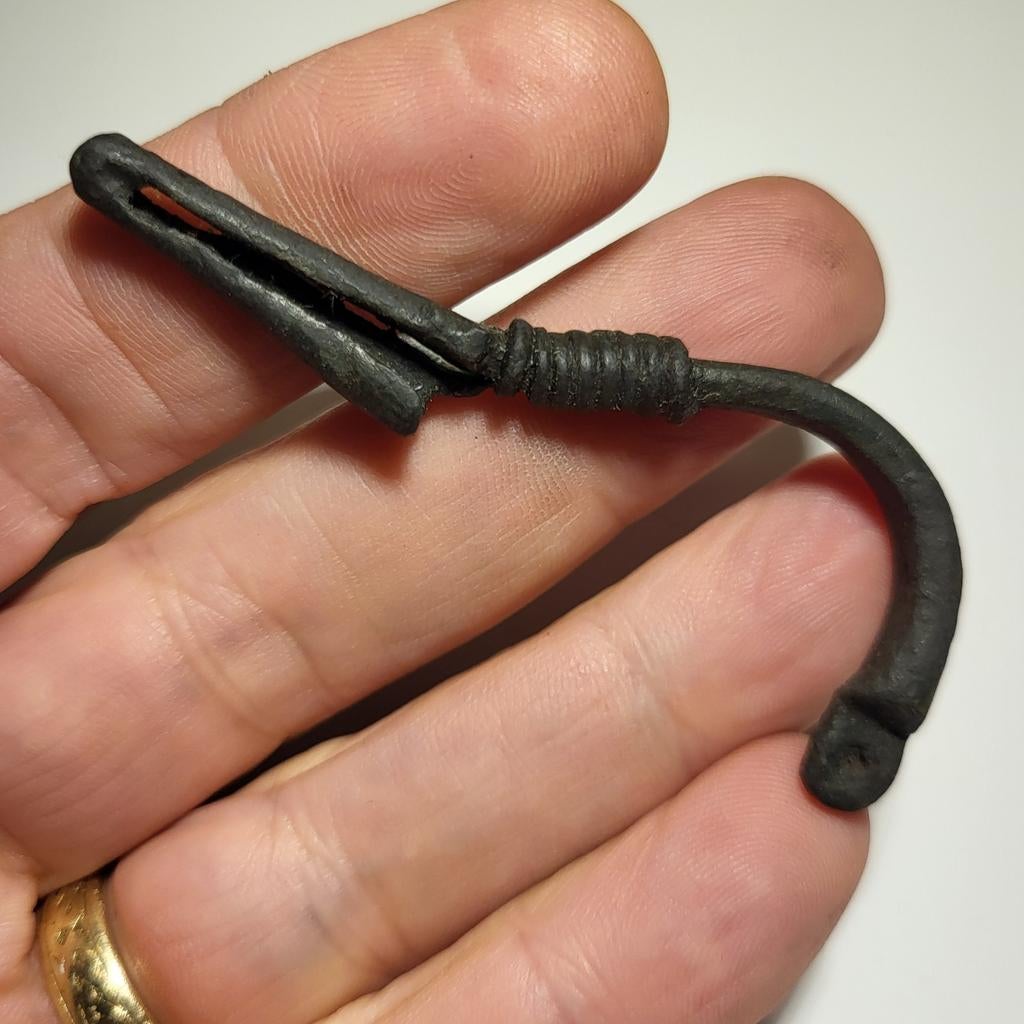 Bodemvondst Keltische bronzen fibula #4, Ophalen of Verzenden