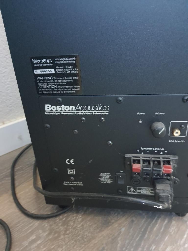 Boston speakerset, Audio, Tv en Foto, Luidsprekers, Ophalen, 120 watt of meer, Overige merken