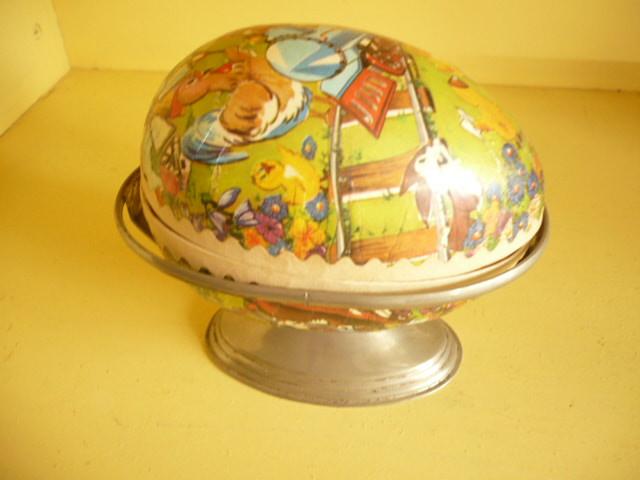 Mie18<> kartonnen paasei candy container, Verzenden