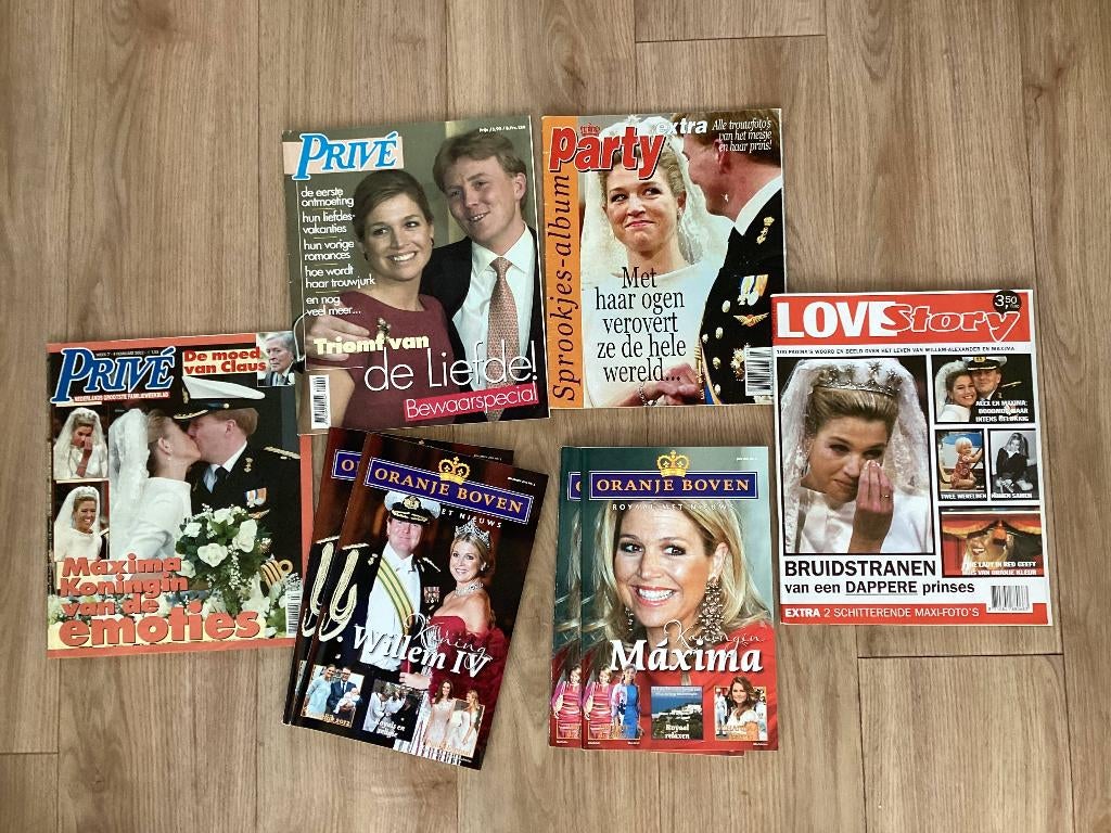 Maxima en W.A. Alexander fotoboeken, Ophalen of Verzenden, Zo goed als nieuw, Tijdschrift of Boek