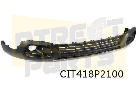 Citroën C4 Cactus (2/18-) voorbumper onder zwart (te spuiten