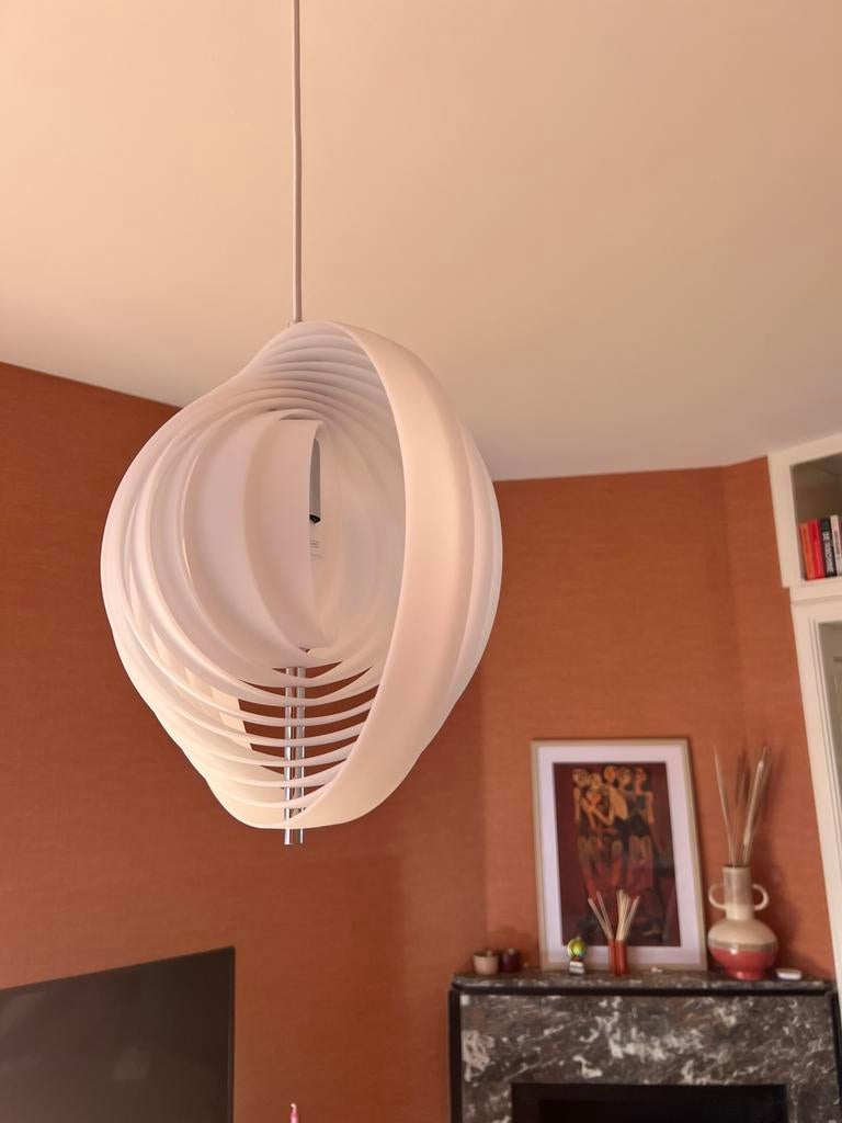 Verner Panton moon series, Huis en Inrichting, Lampen | Hanglampen, Zo goed als nieuw, Minder dan 50 cm, Ophalen