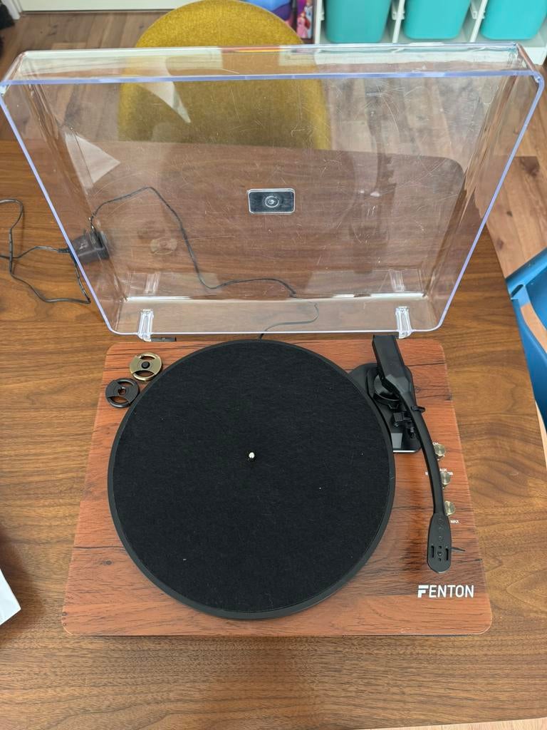 Fenton RP162 Bluetooth platenspeler (met speaker), Ophalen, Gebruikt, Platenspeler, Overige merken